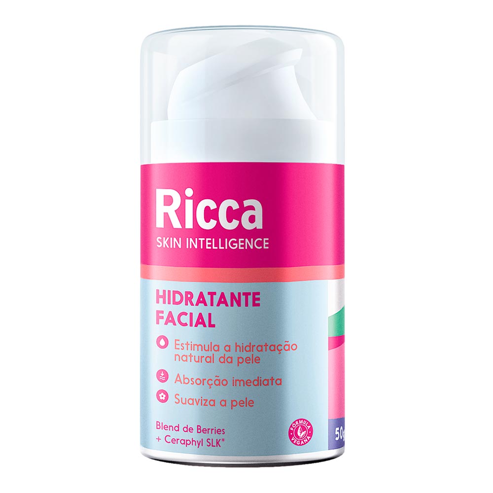 Hidratante Facial Ricca Skin Intelligence Spray 50g - Drogarias Pacheco