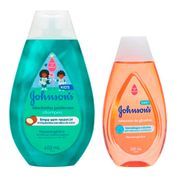 Kit-Johnsons-Baby-Shampoo-Kids-Blackinho-Poderoso-400ml---Sabonete-Liquido-Da-Cabeca-Aos-Pes-200ml