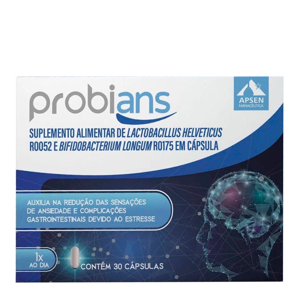 Suplemento Alimentar Probians Lactobacillus Helveticus 30 Cápsulas ...