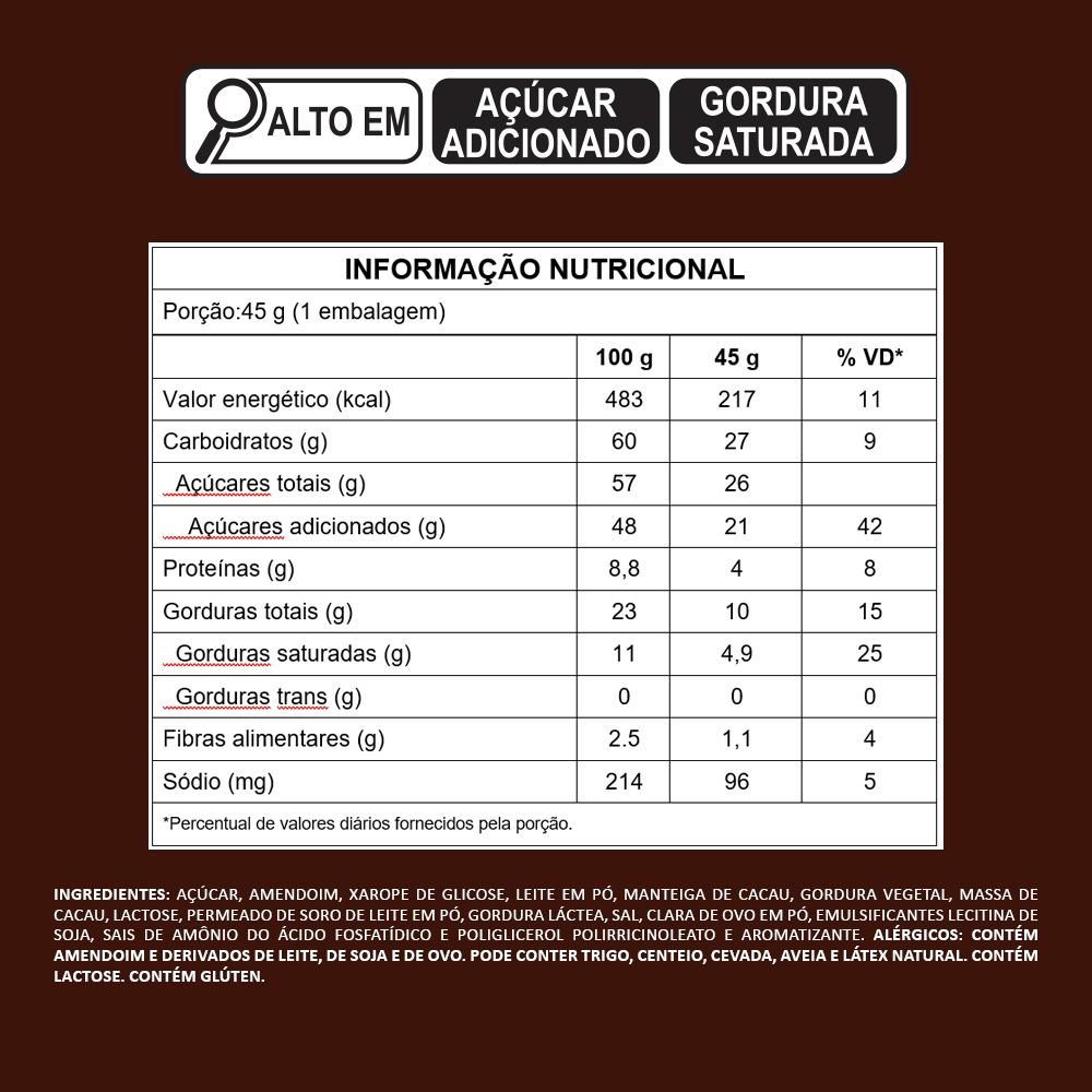 Chocolate Snickers Dark 42g - Drogarias Pacheco