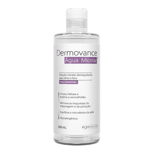 Água Micelar Demaquilante Dermovance Pele Sensível 250Ml