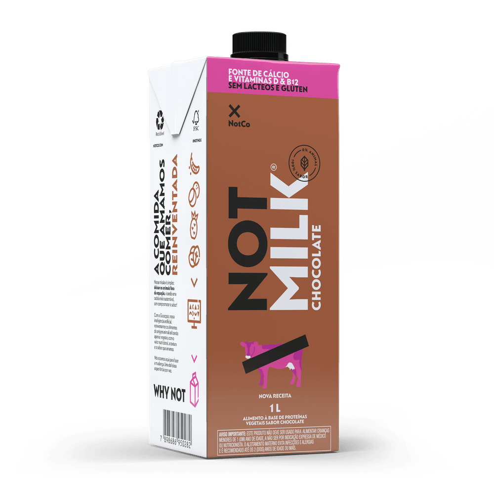 Bebida Vegetal NotCo NotMilk Chocolate 1L - Drogarias Pacheco