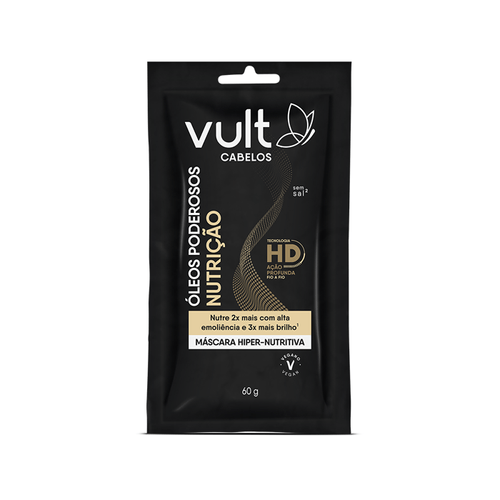 Máscara Vult Cabelos Óleos Poderosos Nutrição 60G