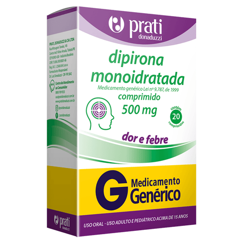 848603---Dipirona-Monoidratada-500mg-Generico-Prati-Donaduzzi-20-Comprimidos_0000_7899547531206_99_1_1200_72_SRGB 848603---Dipirona-Monoidratada-500mg-Generico-Prati-Donaduzzi-20-Comprimidos_0000_7899547531206_99_1_1200_72_SRGB