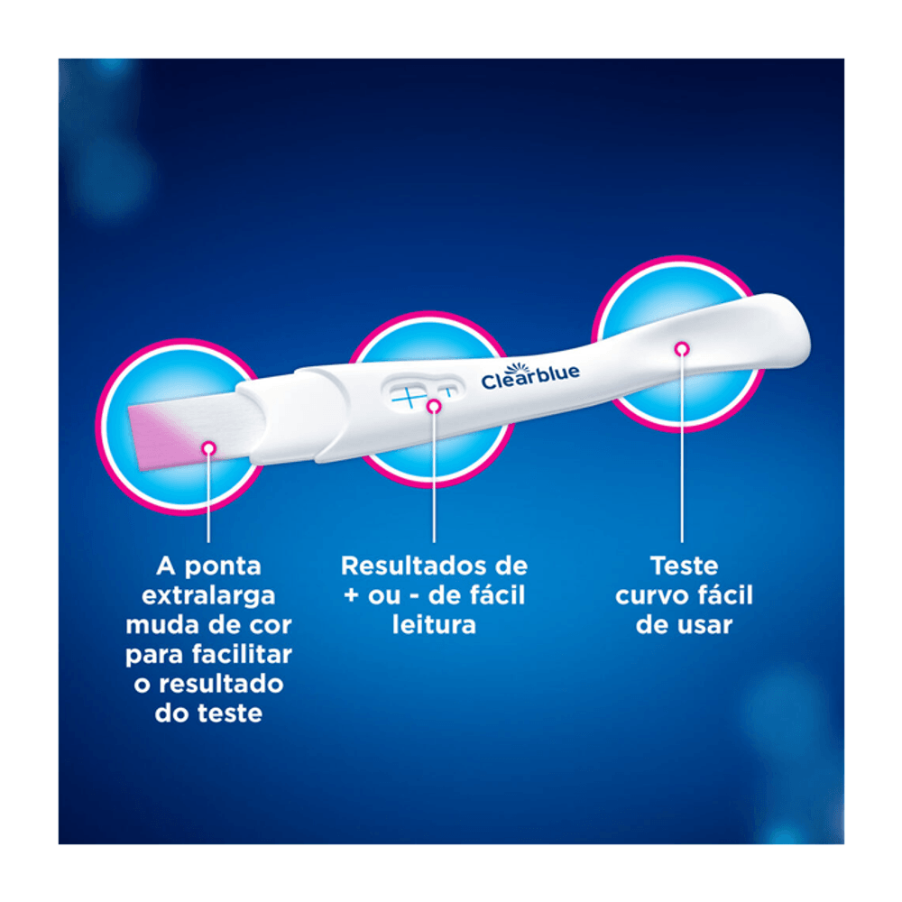 Teste de Gravidez Clearblue Detecção Rápida 1 Unidade
