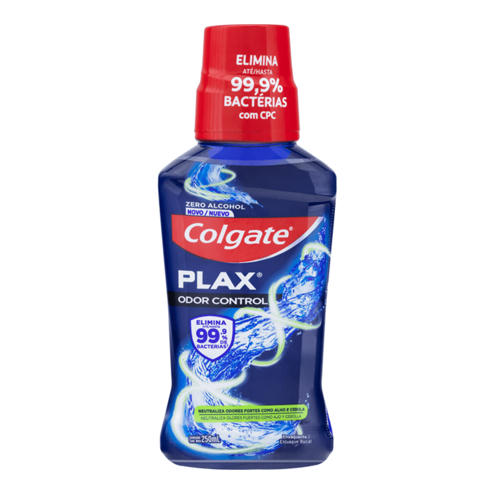 Enxaguante Bucal Colgate Plax Odor Control Zero Álcool 250ml ...