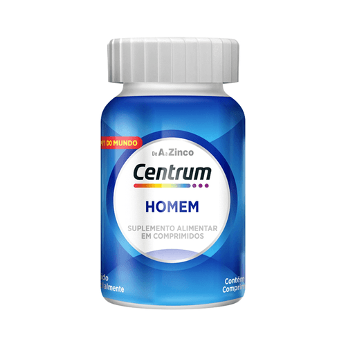 Centrum Gender Homem De A A Zinco Vitaminas E Minerais 60 Comprimidos