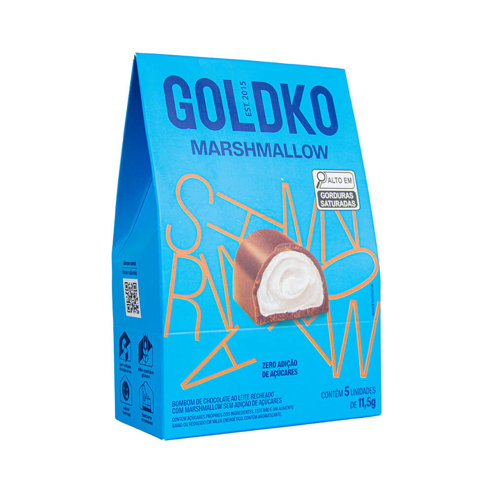 Bombons Marshmallow zero adição de açúcares - 5 unidades