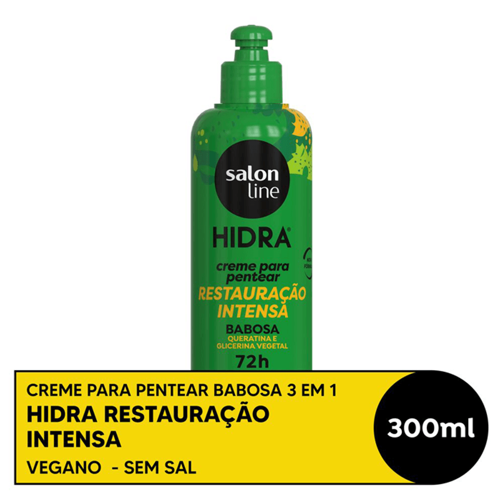 Creme Para Pentear Em Salon Line Hidra Restauração Intensa
