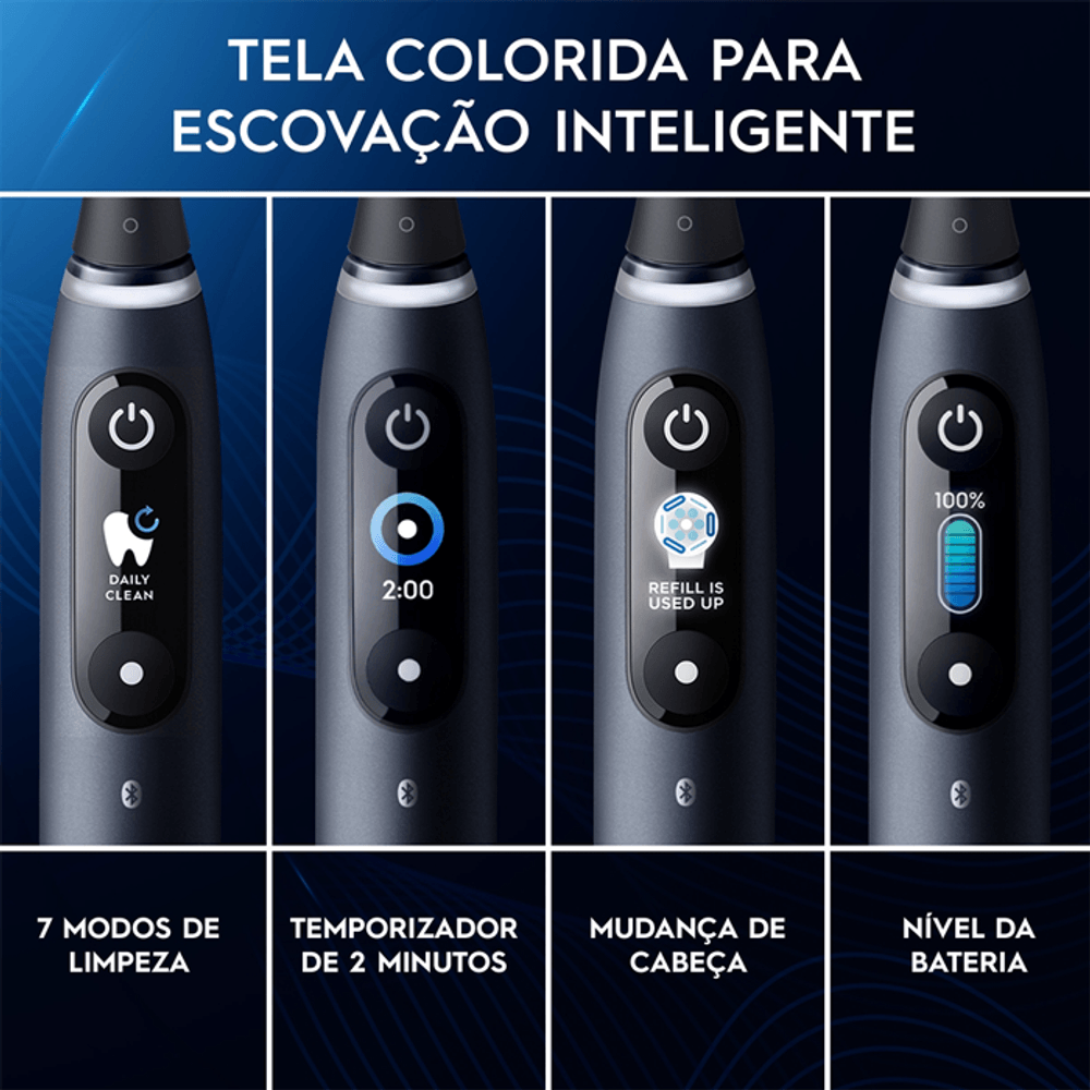 Escova Dental Elétrica Oral B iO9 + Cabo Recarregável 1 Unidade
