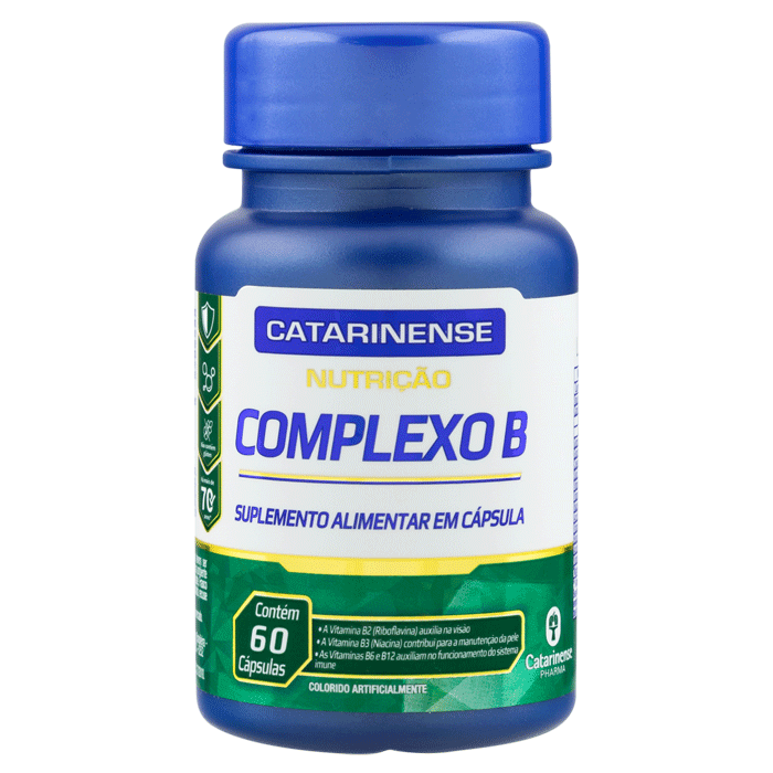 Vitamina Complexo B Catarinense 60 Cápsulas