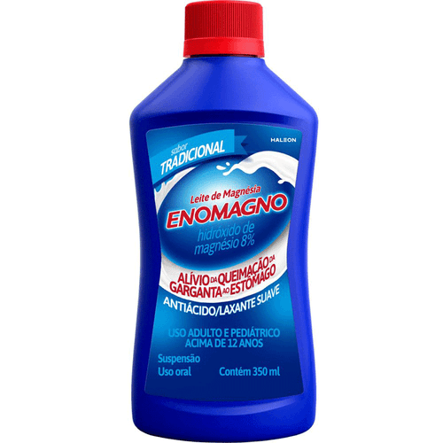 Leite De Magnésia Enomagno Tradicional 350Ml