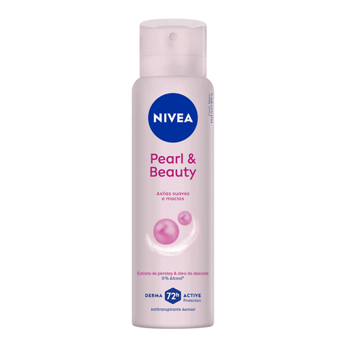 Desodorante Antitraspirante Aerossol Nivea Pearl & Beauty Feminino 150Ml