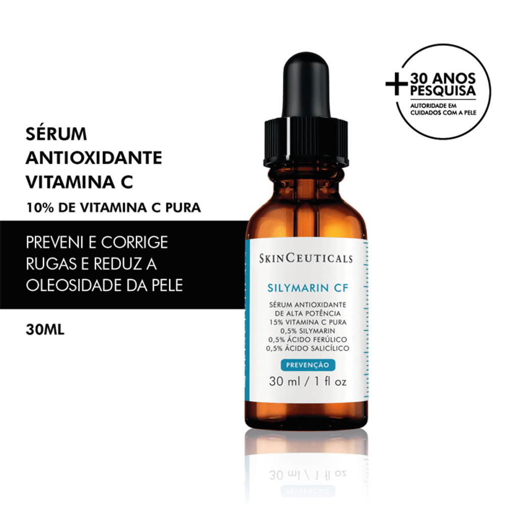 Sérum Antioxidante Skinceuticals Silymarin CF 30ml - Drogarias Pacheco