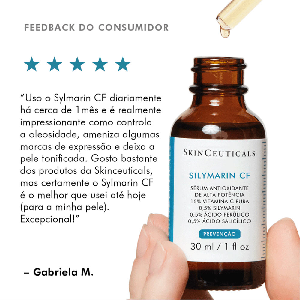 Sérum Antioxidante Skinceuticals Silymarin CF 30ml - Drogarias Pacheco