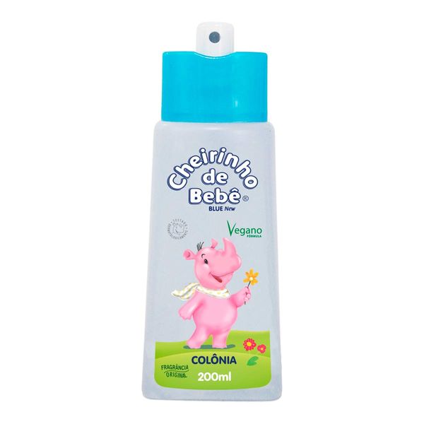Colônia Cheirinho De Bebe 210ml Azul Kanitz