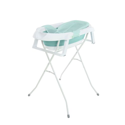 Banheira de Bebê Smile com Suporte Aqua Green - Safety 1st Banheira Infantil com Suporte Smile Aqua Green - Safety 1st