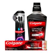 935347039-Kit-Colgate-Pasta-Luminous-White-Carvao-Ativado-140g-Enxaguante-Bucal-500ml-Escova-Dental-Slim-Soft-Black-2-Unidades-PC.jpg