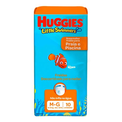 Fralda Huggies Little Swimmers Praia E Piscina G 10 Unidades