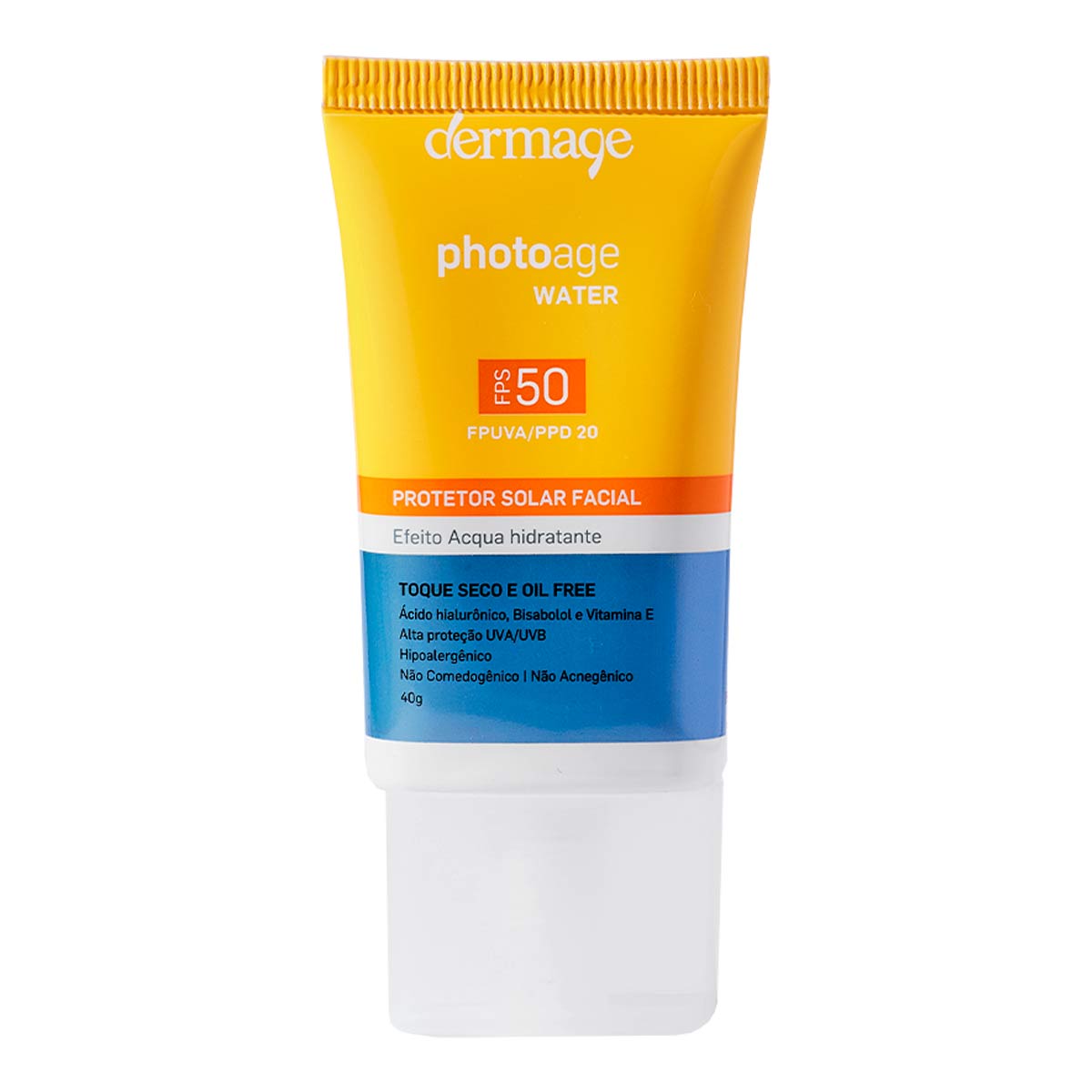 Protetor Solar Facial Dermage FPS 50 Photoage Water 40g