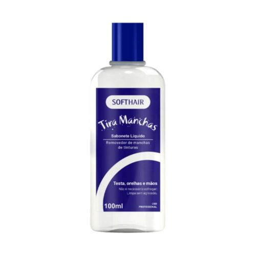 Tira Manchas Soft Hair Líquido P/ Tintura De Cabelo Na Pele