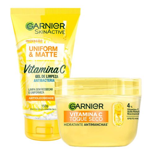 Kit-Garnier-Uniform---Matte-Vitamina-C-Gel-de-Limpeza-150ml--Hidratante-Gel-Antimanchas-85g.jpg Kit-Garnier-Uniform---Matte-Vitamina-C-Gel-de-Limpeza-150ml--Hidratante-Gel-Antimanchas-85g.jpg