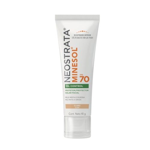 Protetor Solar Facial Neostrata Minesol FPS70 Oil Control Claro 40g