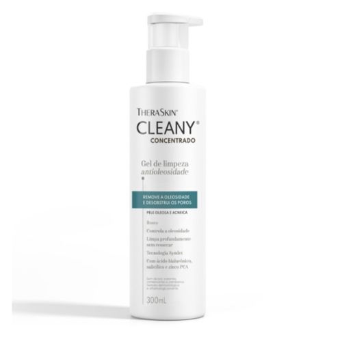 Cleany Concentrado Gel de Limpeza Antioleosidade Theraskin 300ml