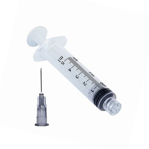 Seringa Hipodérmica Bico Rosca Luer Lock Com Agulha Sr 5ml