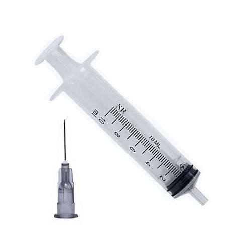 Seringa Hipodérmica Bico Liso Luer Slip Com Agulha Sr 10ml