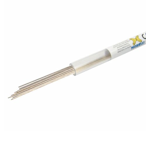Solda De Prata Vareta sem Cádmio 0,8mm Compr. 30cm Morelli 10-Unidades