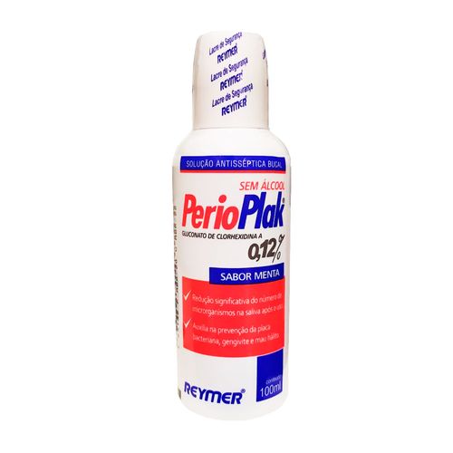 Solução Antisséptica Bucal PerioPlak 0,12% Sem Álcool Reymer 100ml