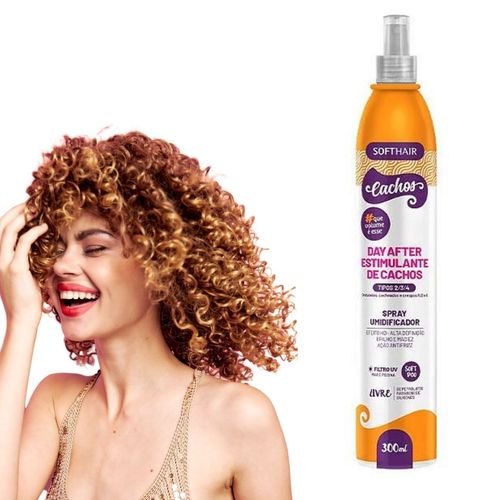 Spray Para Estimular Ativar Os Cachos Do Cabelo Day After