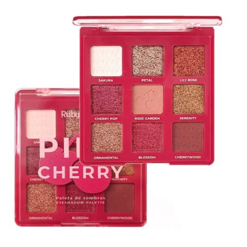 Pink Cherry Paleta De Sombras Hbe2202 Ruby Rose 12,27g