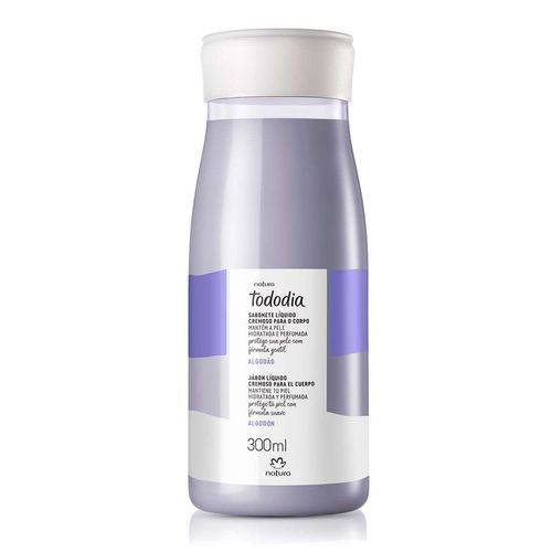 Sabonete Líquido Cremoso para o Corpo Algodão Tododia Natura 300 ml