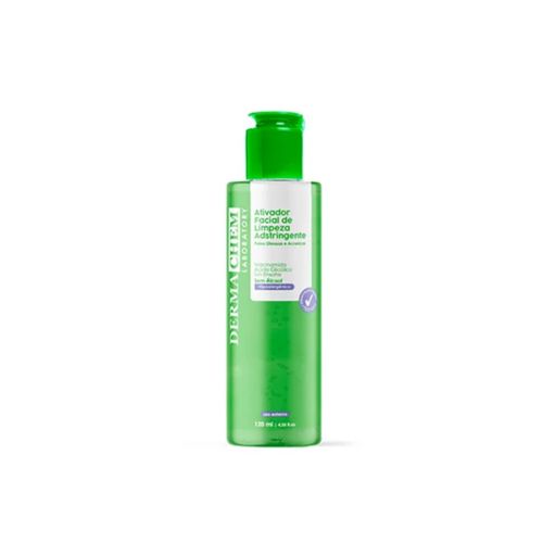 Ativador Facial de Limpeza Adstringente Para Peles Oleosas e Acneicas Dermachem 120ml