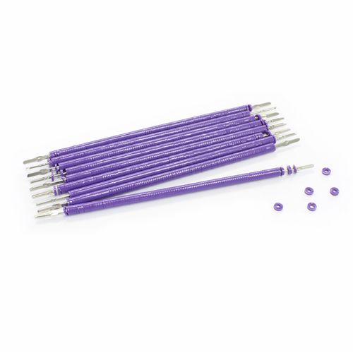 Elástico Ortodôntico Ligadura Bengalinha 1000un. Morelli Roxo