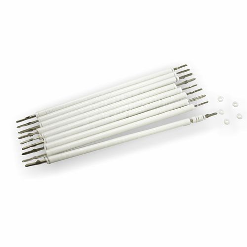 Elástico Ortodôntico Ligadura Bengalinha 1000un. Morelli Branco-Renda