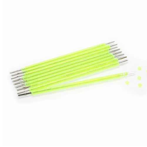 Elástico Ortodôntico Ligadura Bengalinha 1000un. Morelli Verde-Limão-Cristal