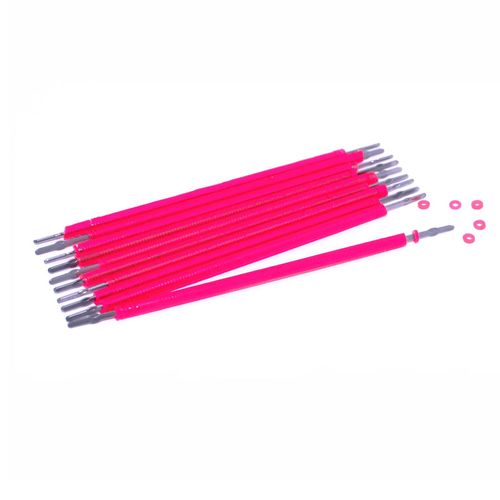 Elástico Ortodôntico Ligadura Bengalinha 1000un. Morelli Pink-Cristal