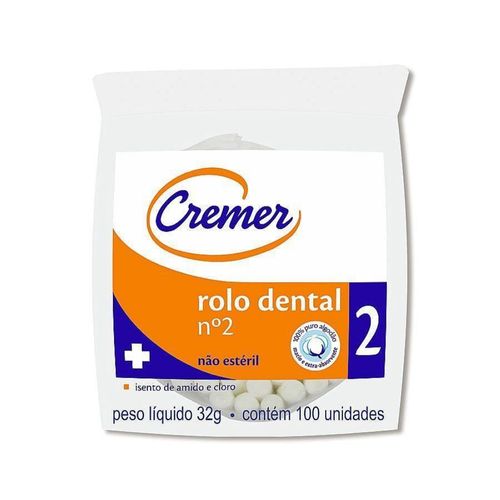 Algodão Rolete Nº 2 - Cremer
