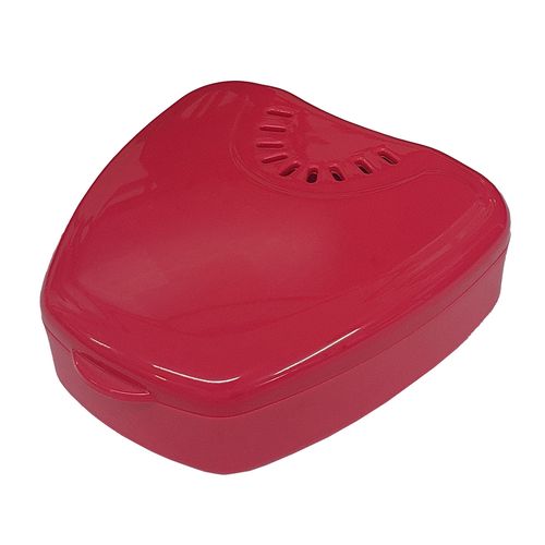 Caixa de Bolso para Aparelhos Móveis Ortodônticos Morelli Vermelho Cereja