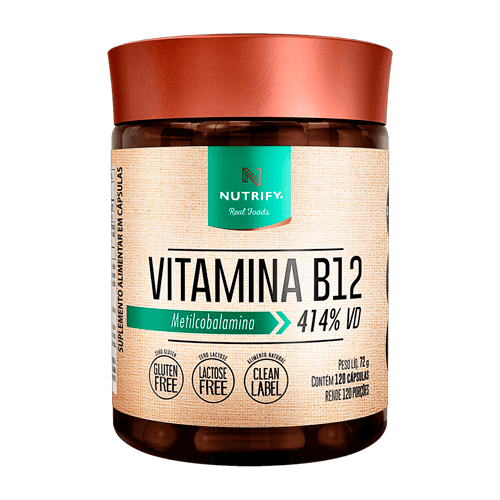 Vitamina B12 Nutrify 120 Cápsulas