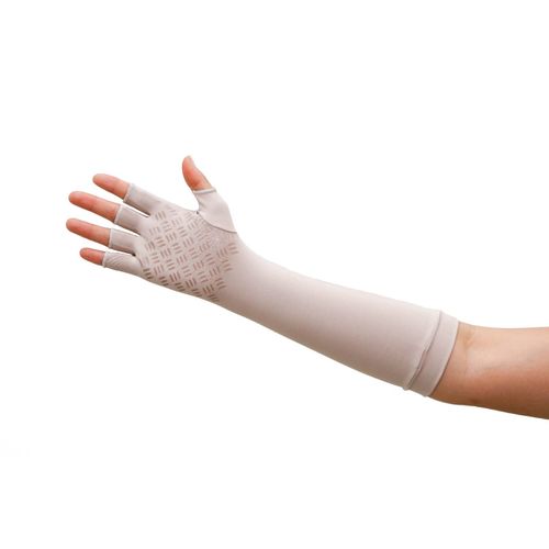 Luva de Proteção Solar Longa Cor Nude - Flambé M M Bege Luva de Proteção Solar Longa Cor Nude - Flambé M M Bege
