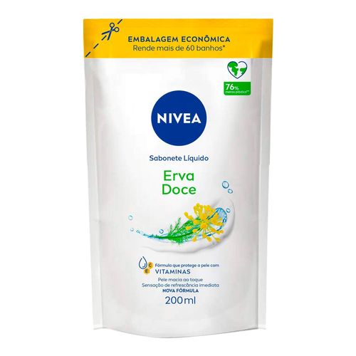 Sabonete Líquido Nivea Erva Doce Refil 200Ml