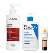 Kit-Protetor-Solar-FPS-60-Ultra-Cover-3-0-30g--Shampoo-Dercos-Energy-400ml--Hidratante-CeraVe-473ml-Pacheco