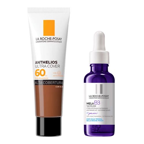 Kit-La-Roche-Posay-Protetor-Solar-FPS-60-Ultra-Cover-6-0-30g--Serum-Mela-B3-30ml-SP Kit-La-Roche-Posay-Protetor-Solar-FPS-60-Ultra-Cover-6-0-30g--Serum-Mela-B3-30ml-SP