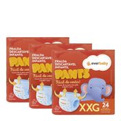 Kit-Fralda-Ever-Baby-Pants-Roupinha-XXG-3-Pacotes-com-24-Unidades-Pacheco