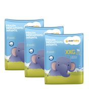 Kit-Fralda-Ever-Baby-XXG-3-Pacotes-com-16-Unidades