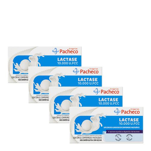 Kit-Lactase-10000-Fcc-Drogarias-Pacheco-60-Comprimido-4-Unidades Kit-Lactase-10000-Fcc-Drogarias-Pacheco-60-Comprimido-4-Unidades